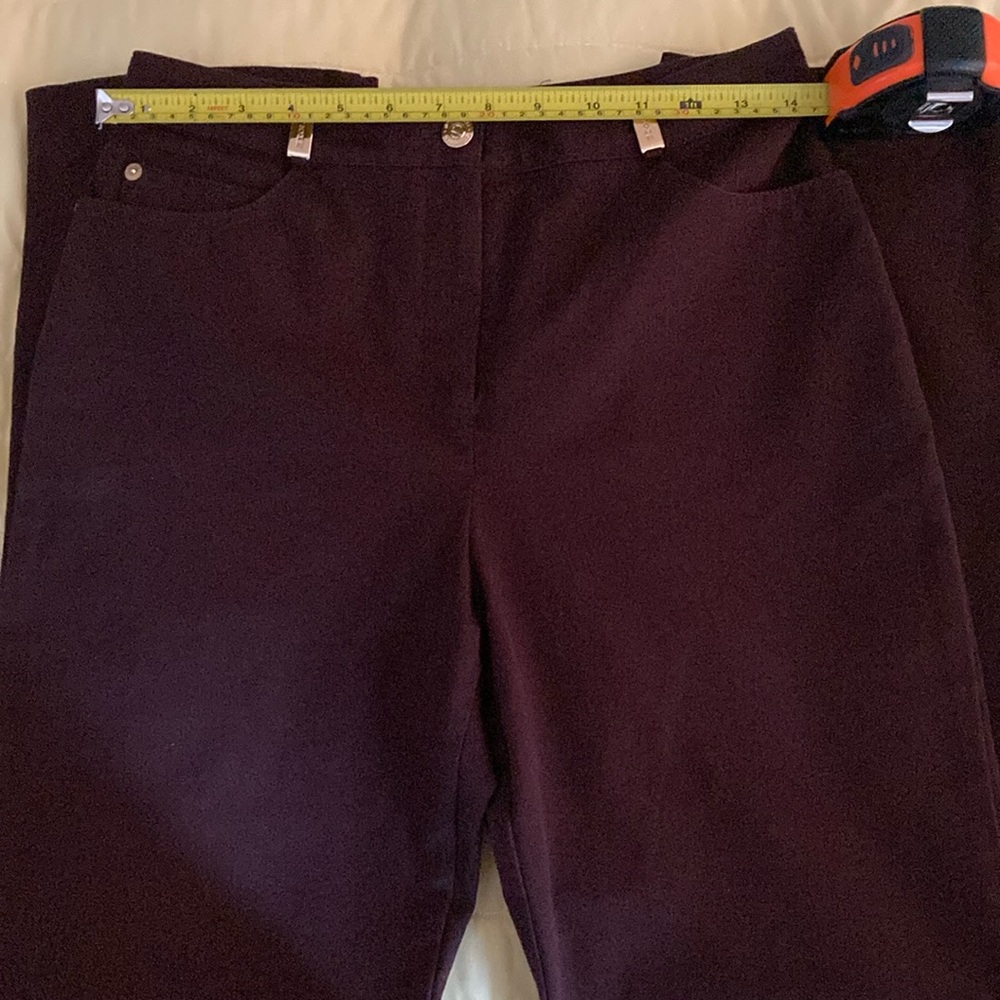 ST JOHN SPORTS by Marie Gray BrownStraight Leg Pants 40" long f/w to bottom
